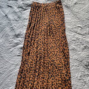 Leopard Print Midi Skirt - Scoop - Size XL - NWOT